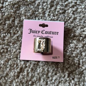 Juicy Couture Monogram Cocktail Ring. Size 7